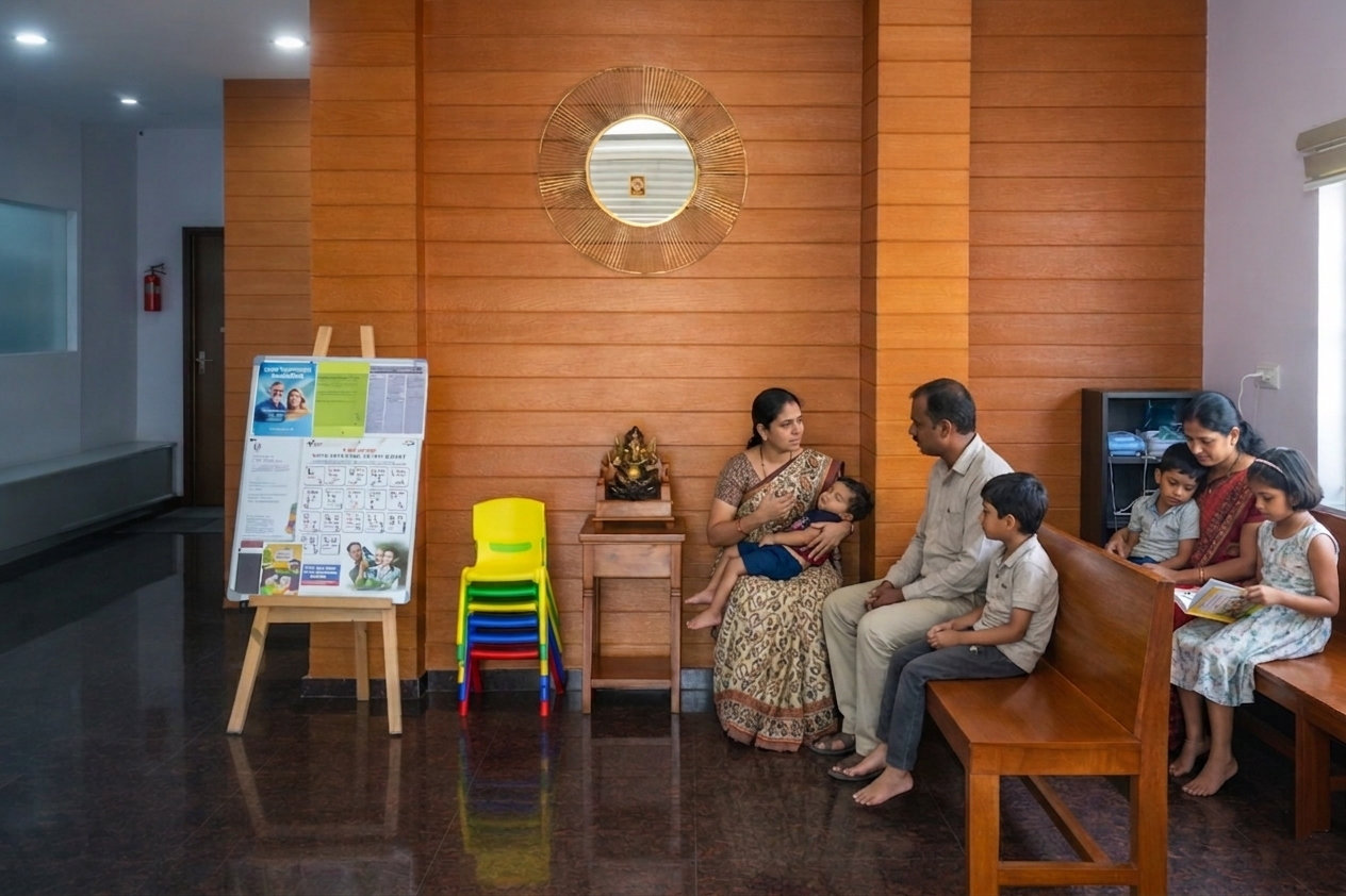 Bright, welcoming waiting area